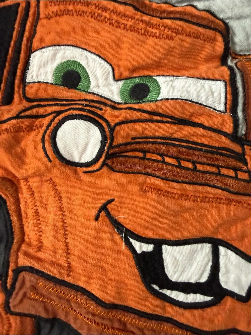 Pottery Barn Cars Lightning McQueen Red & Orange Quilted Pillowcase “RARE”